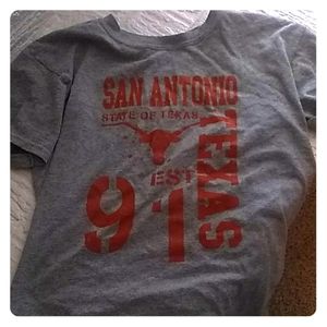 Gray Texas longhorns shirt